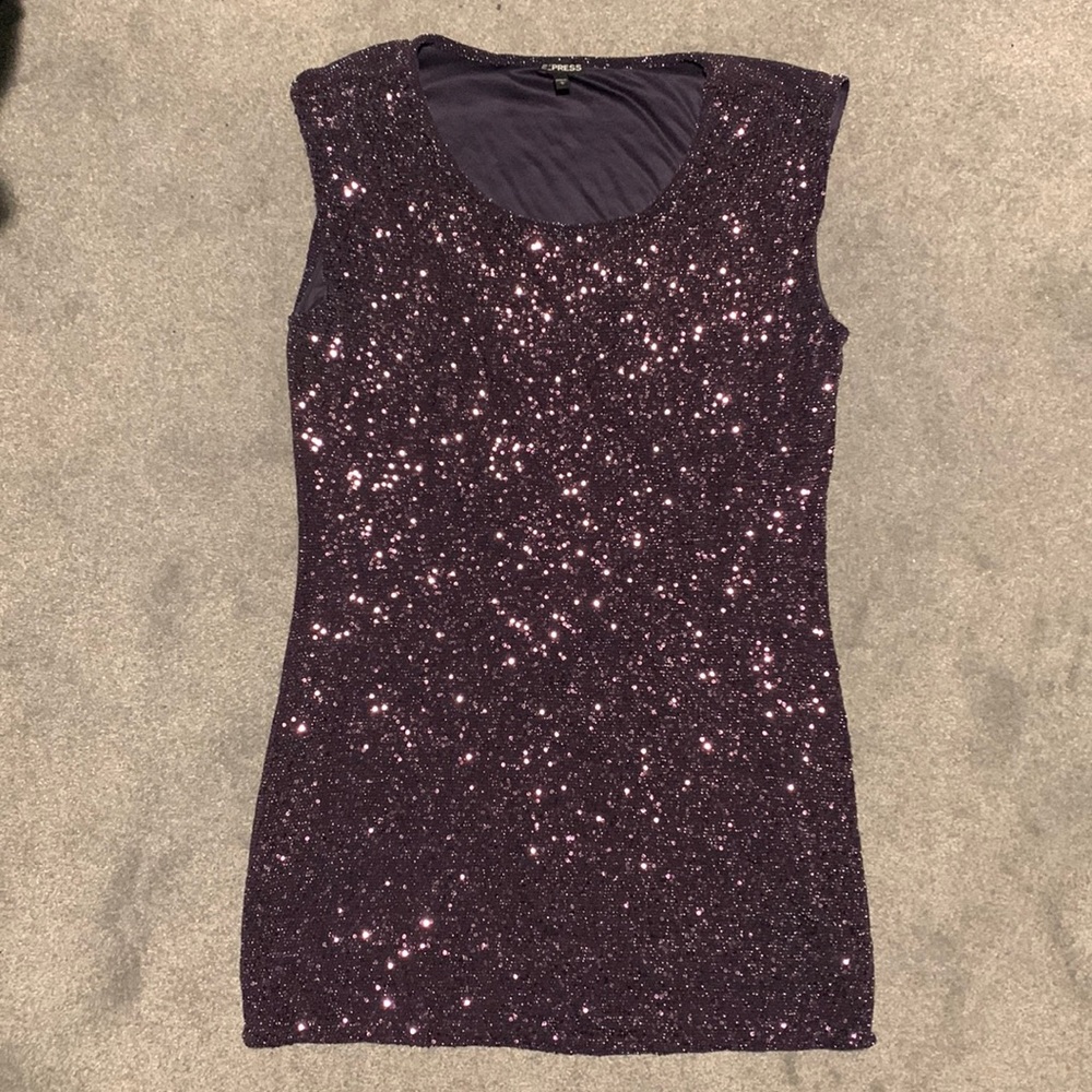 Express sequin cocktail dress